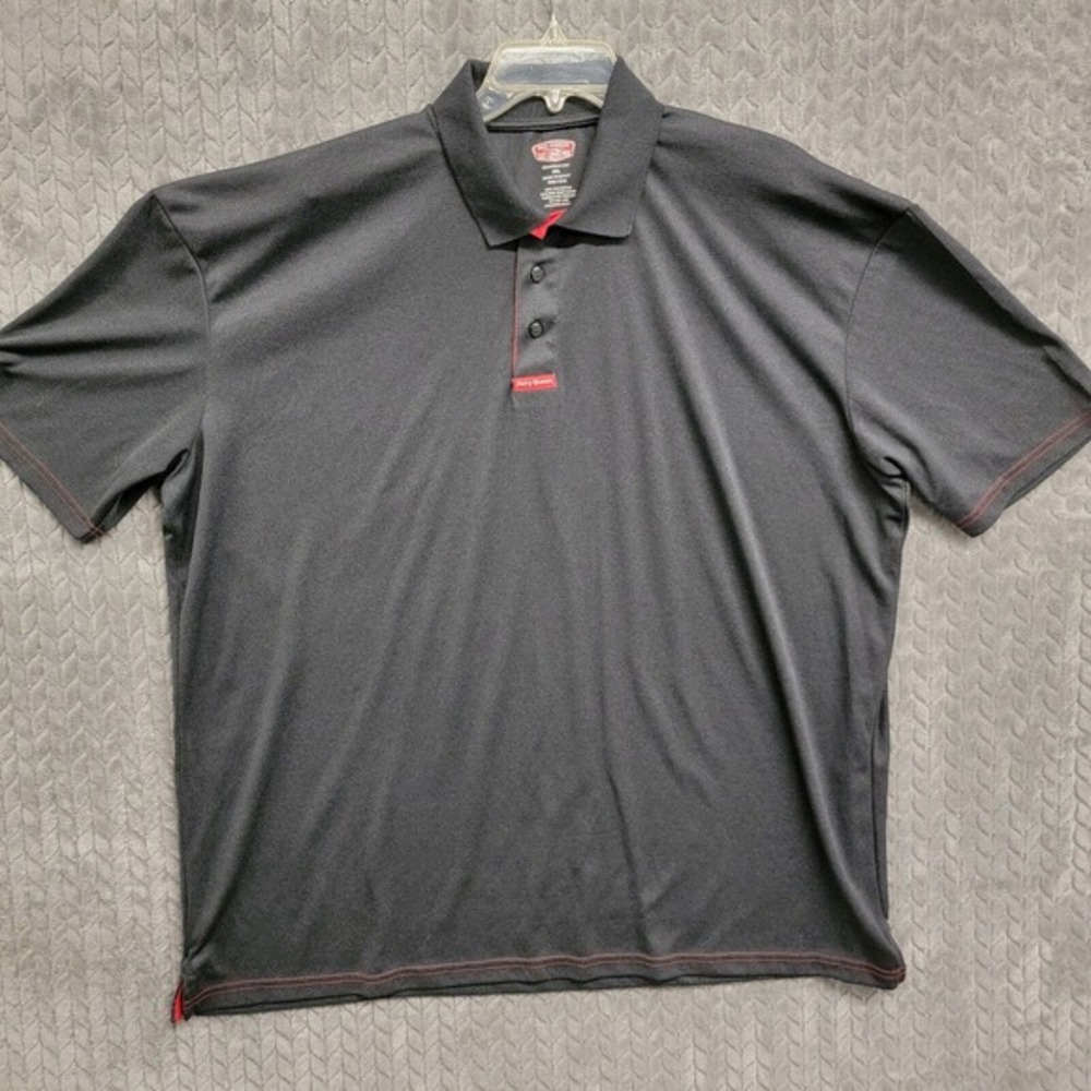 Dairy Queen DQ‎ Food Restaurant Employee Polo Shirt Mens 2XL Black Polyester